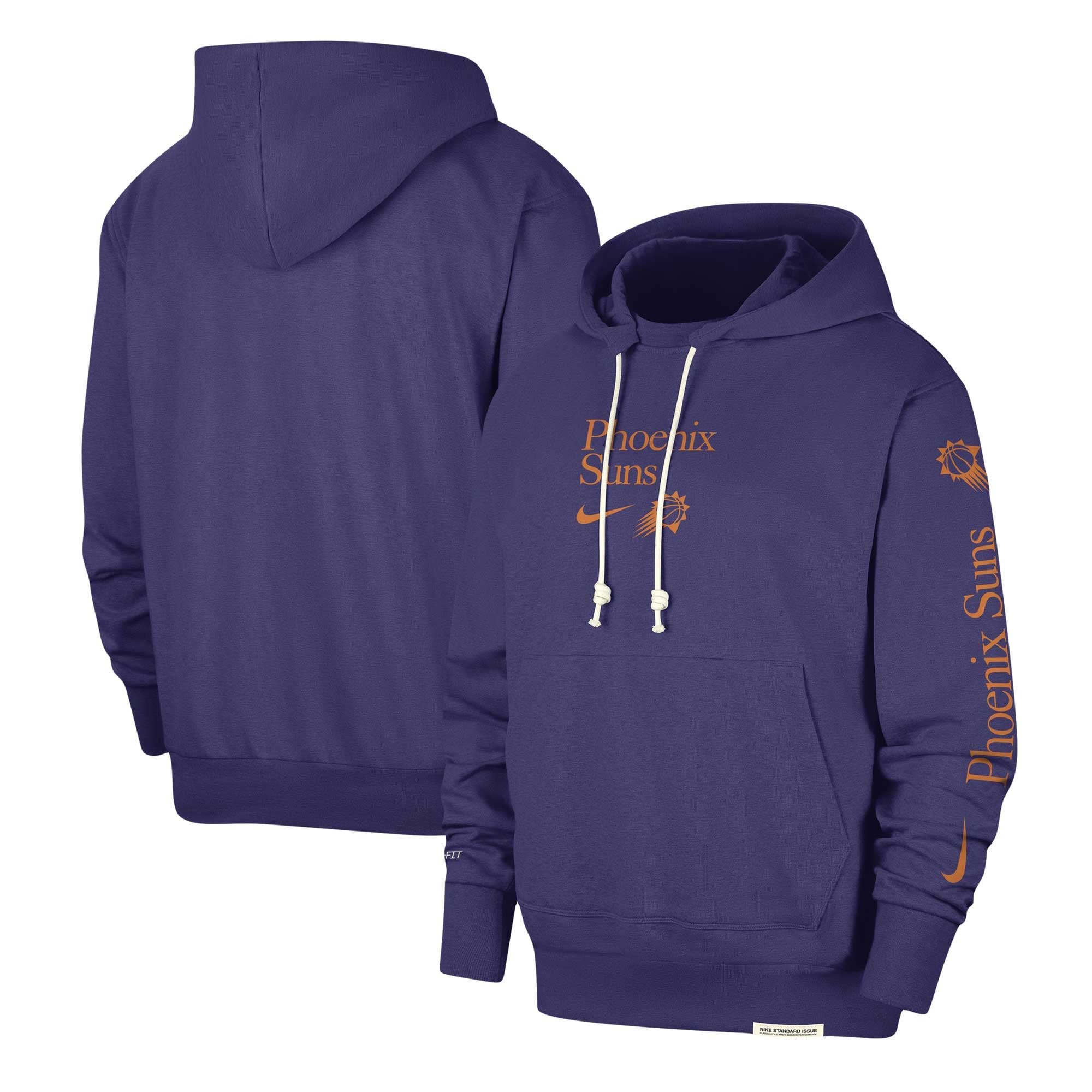 Felpa con cappuccio Phoenix Suns Nike Authentic Performance da uomo