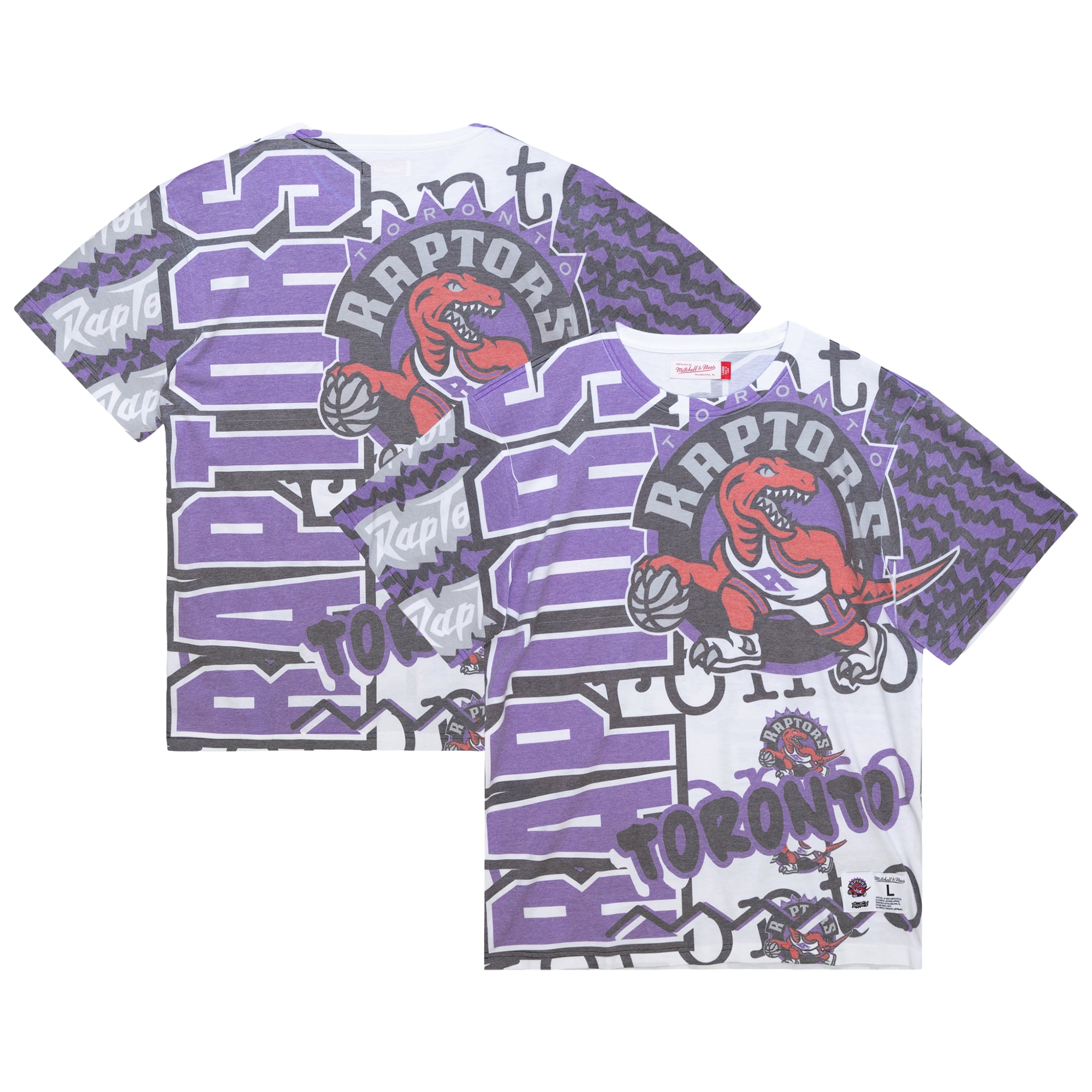 Toronto Raptors NBA Mitchell & Ness Jumbotron Tee