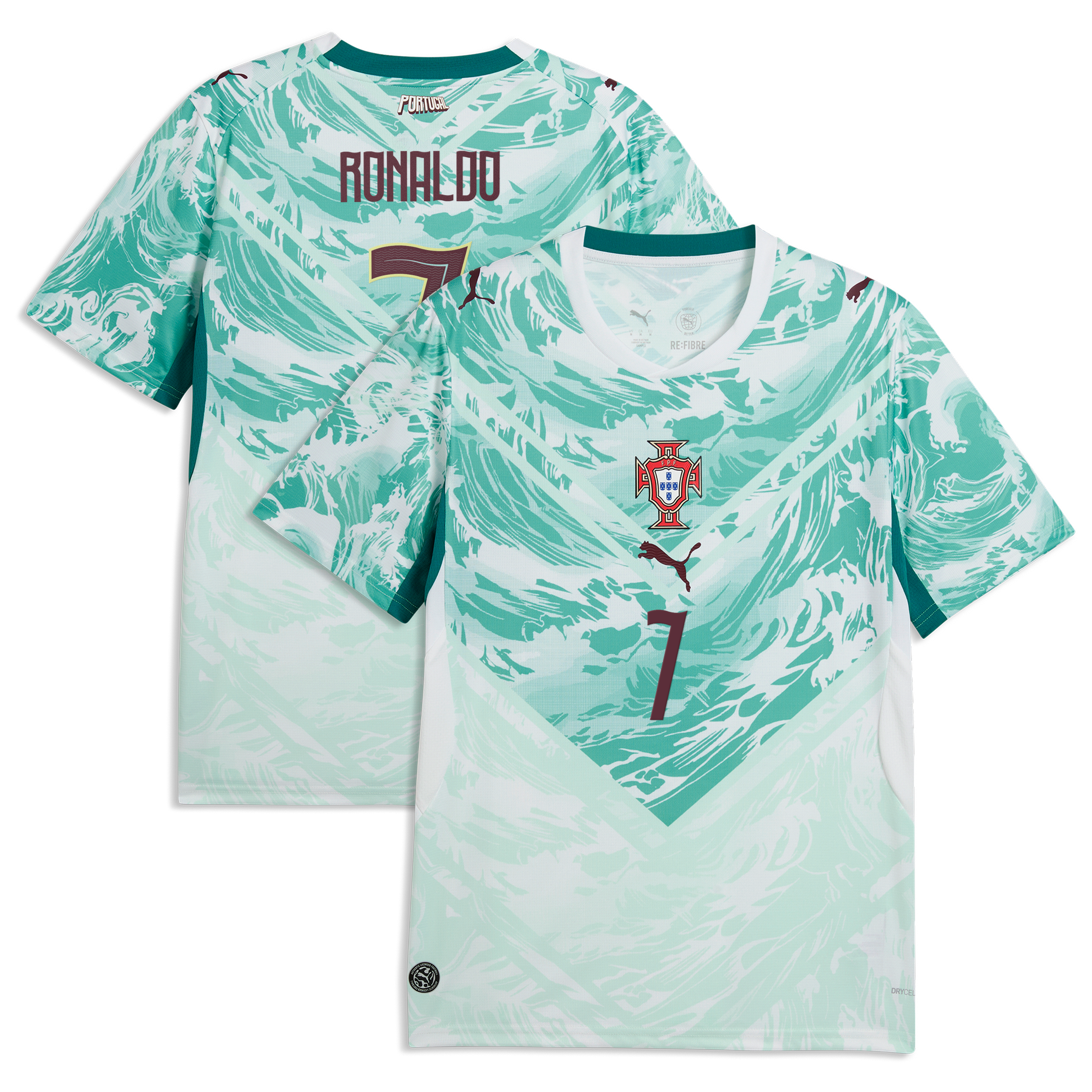 Men's Puma Cristiano Ronaldo White Portugal National Team 2026 Away Replica Jersey