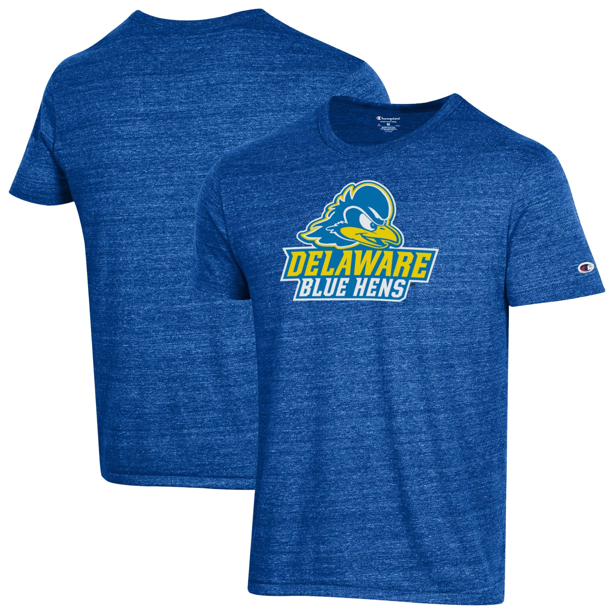 Men's Champion Royal Delaware Fightin' Blue Hens Ultimate Triblend T-Shirt