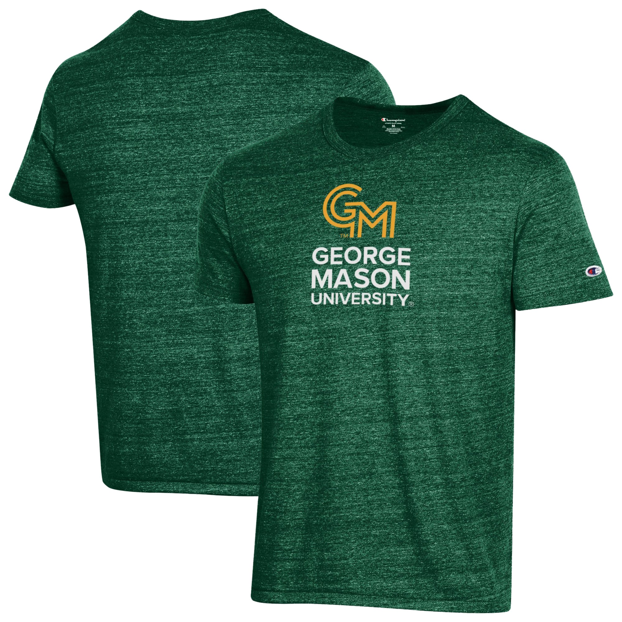 Men's Champion Green George Mason Patriots Ultimate Triblend T-Shirt