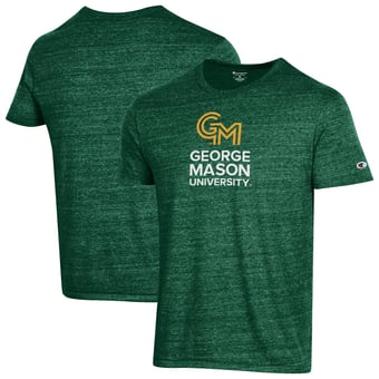 Men's Champion Green George Mason Patriots Ultimate Triblend T-Shirt