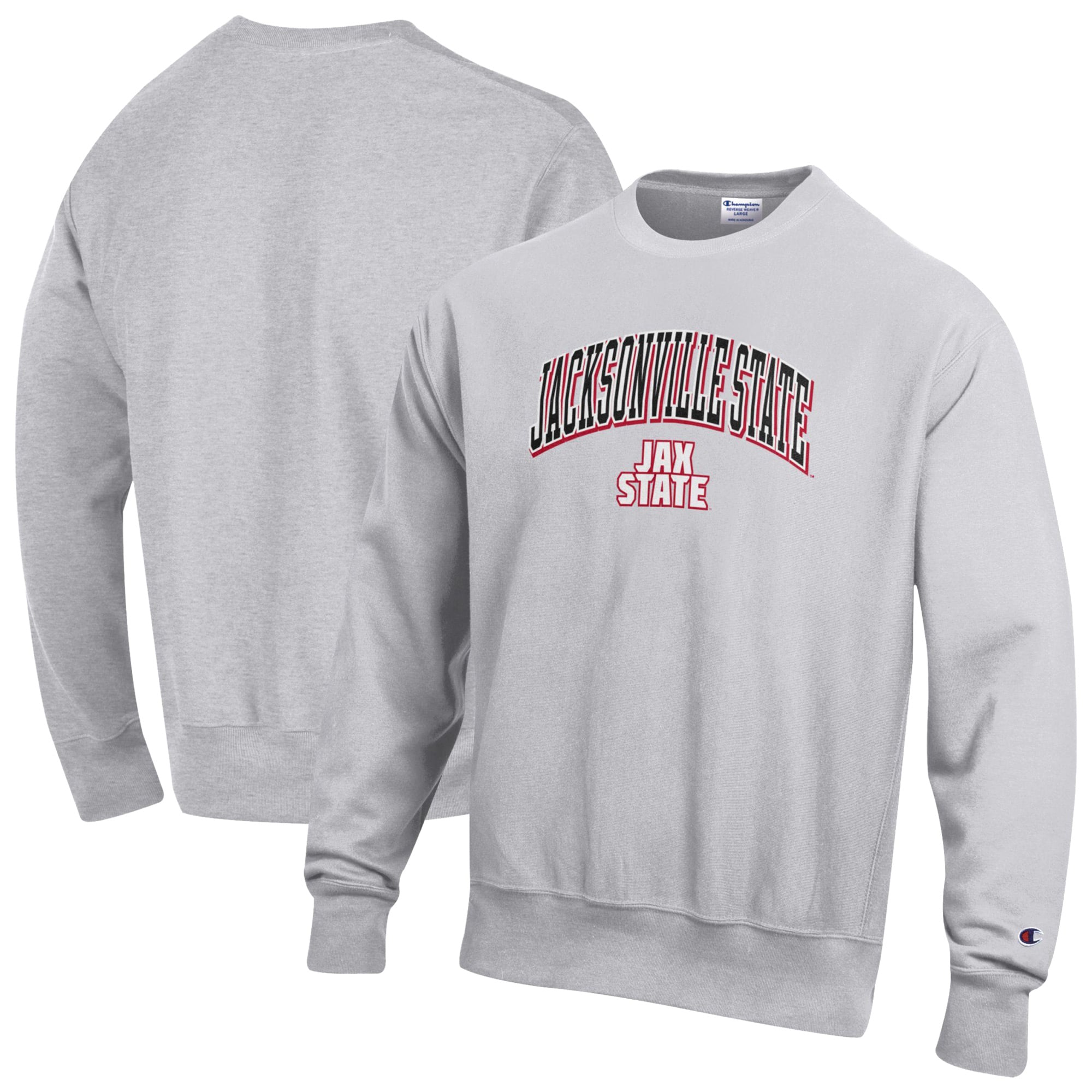 Men's Champion Gray Jacksonville State Gamecocks Reverse Weave Sweatshirt
