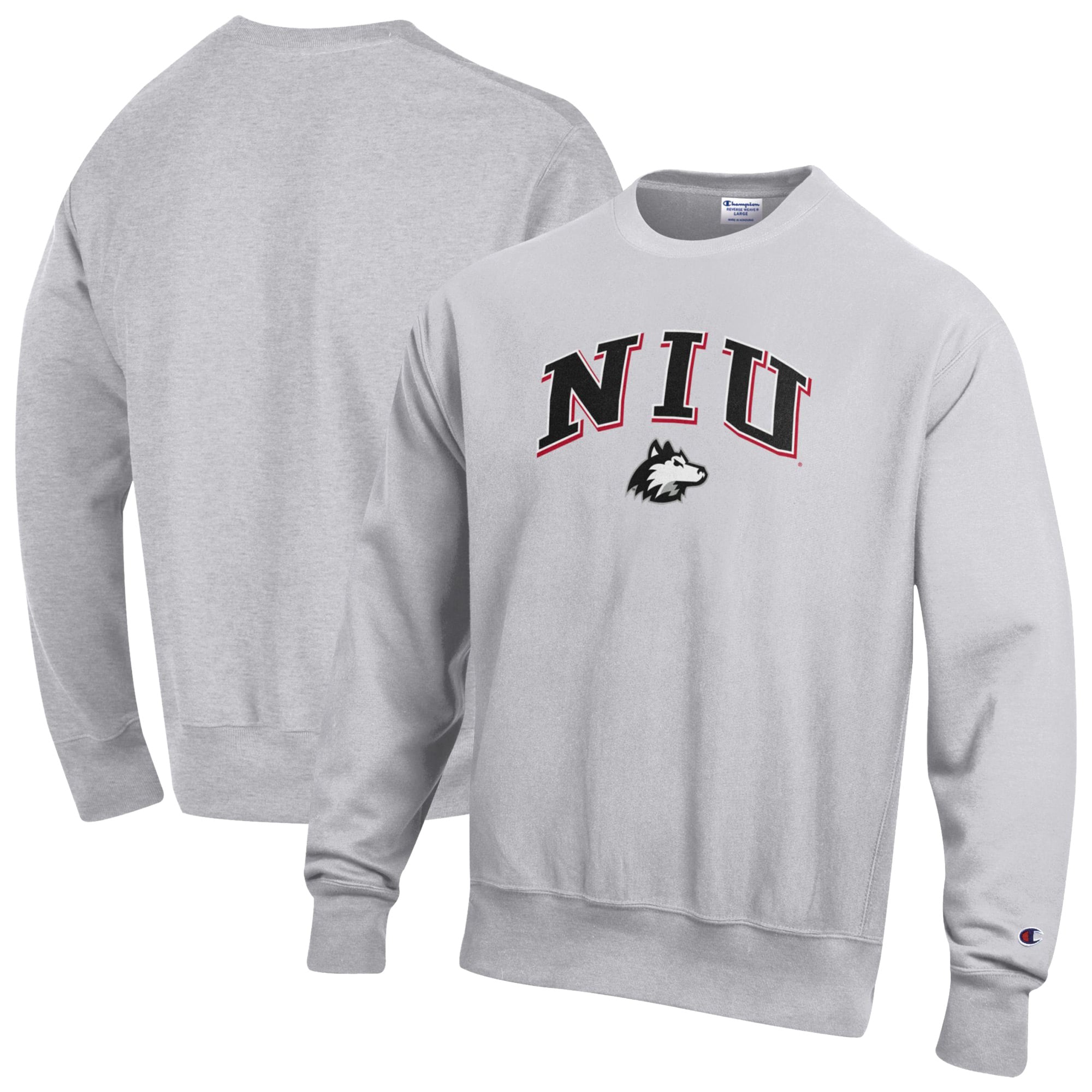 Men's Champion Gray Northern Illinois Huskies Reverse Weave Sweatshirt