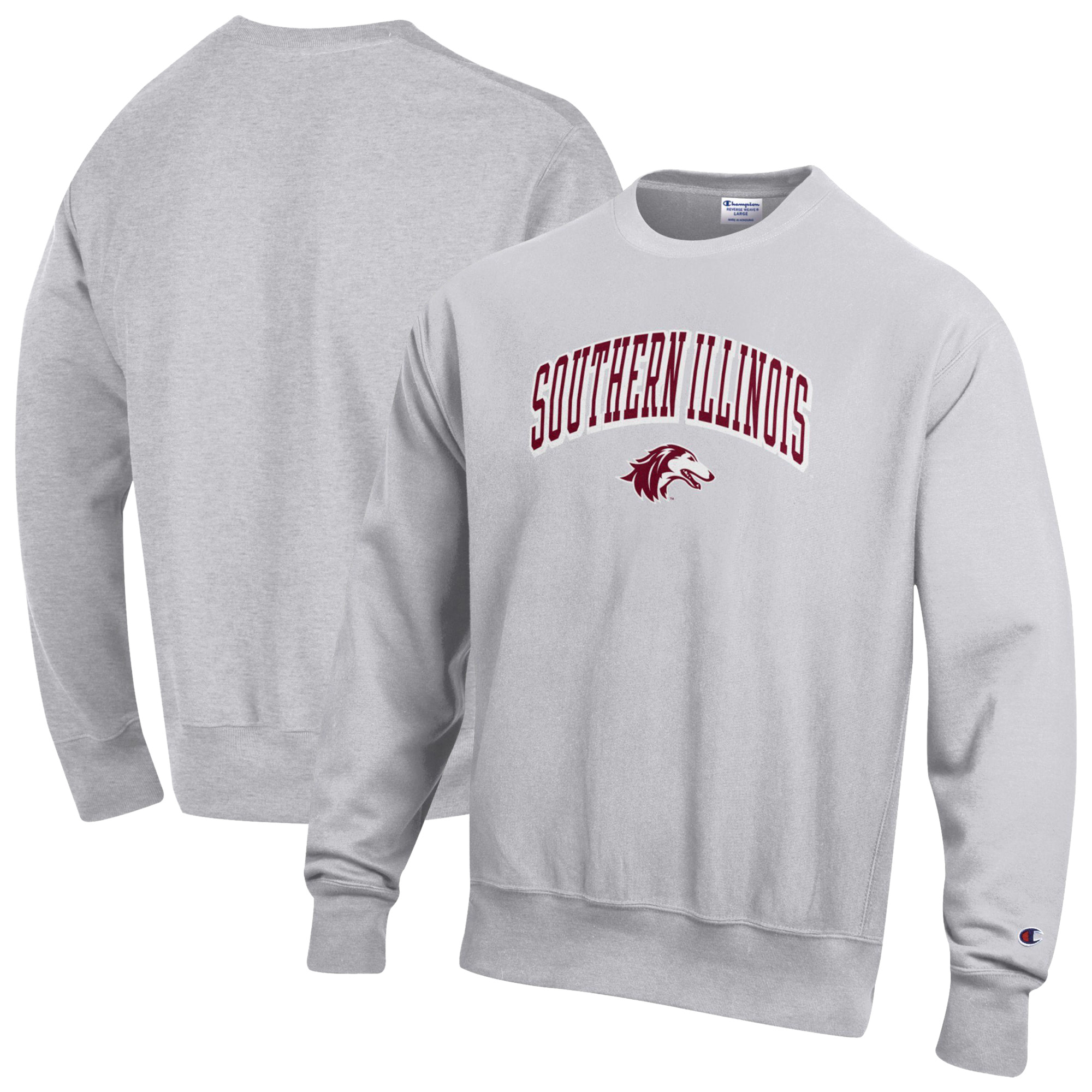 Men’s Champion Gray Southern Illinois Salukis Reverse Weave Sweatshirt Men’s Champion Gray Southern Illinois Salukis Reverse Weave Sweatshirt