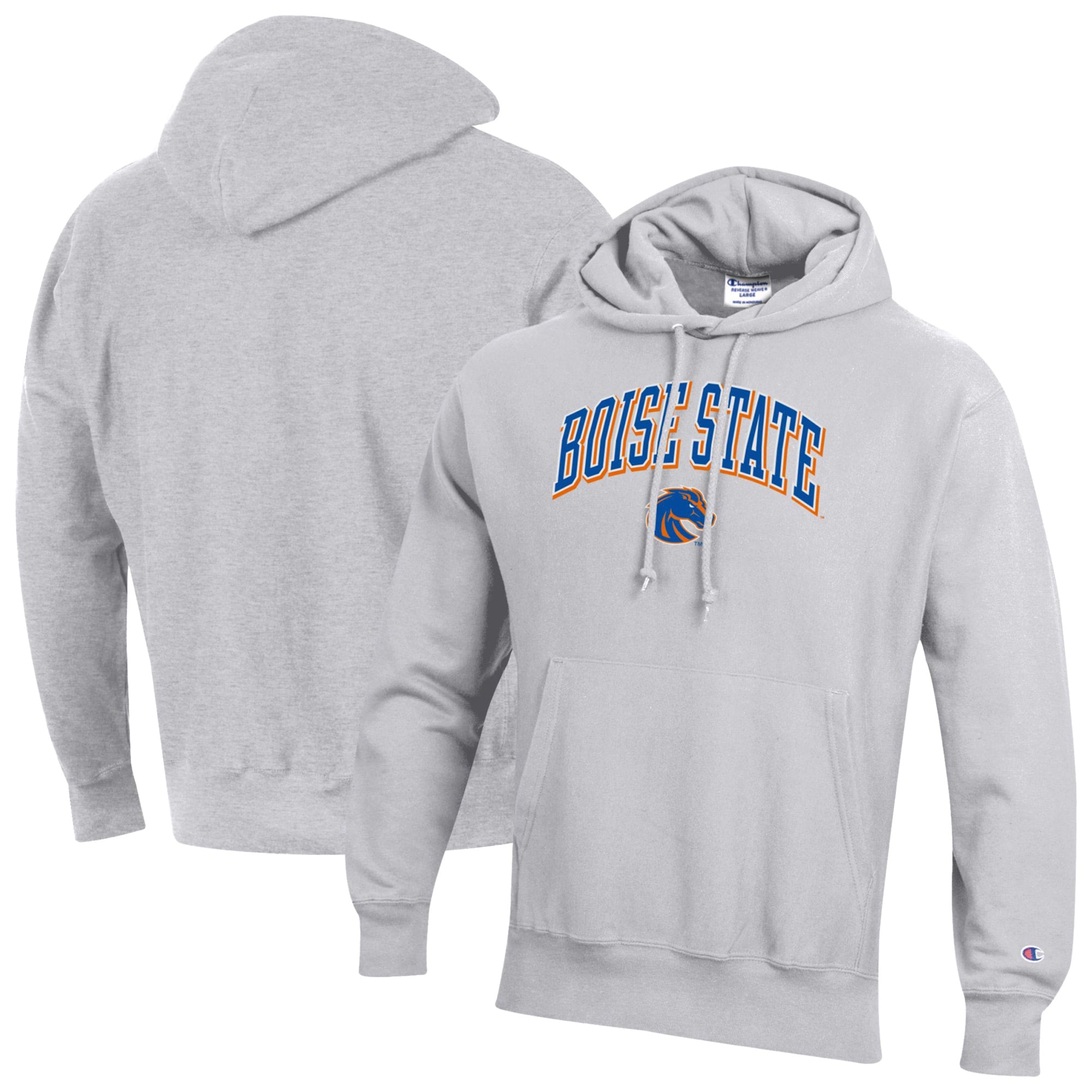 Men's Champion Gray Boise State Broncos Reverse Weave Hoodie
