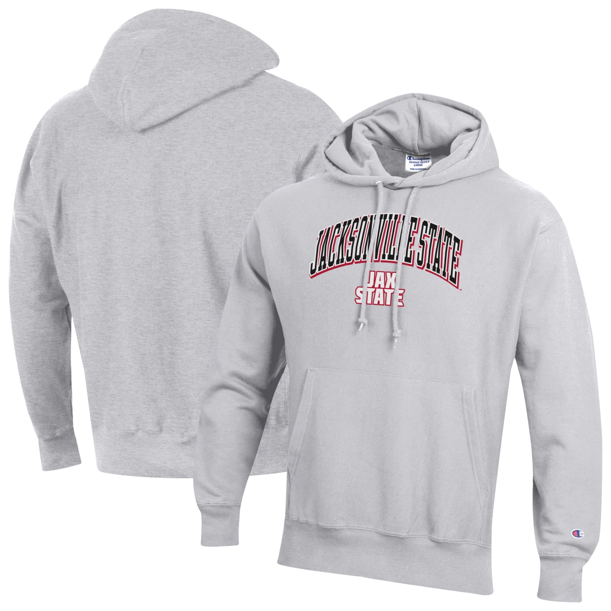 Men's Champion Gray Jacksonville State Gamecocks Reverse Weave Hoodie