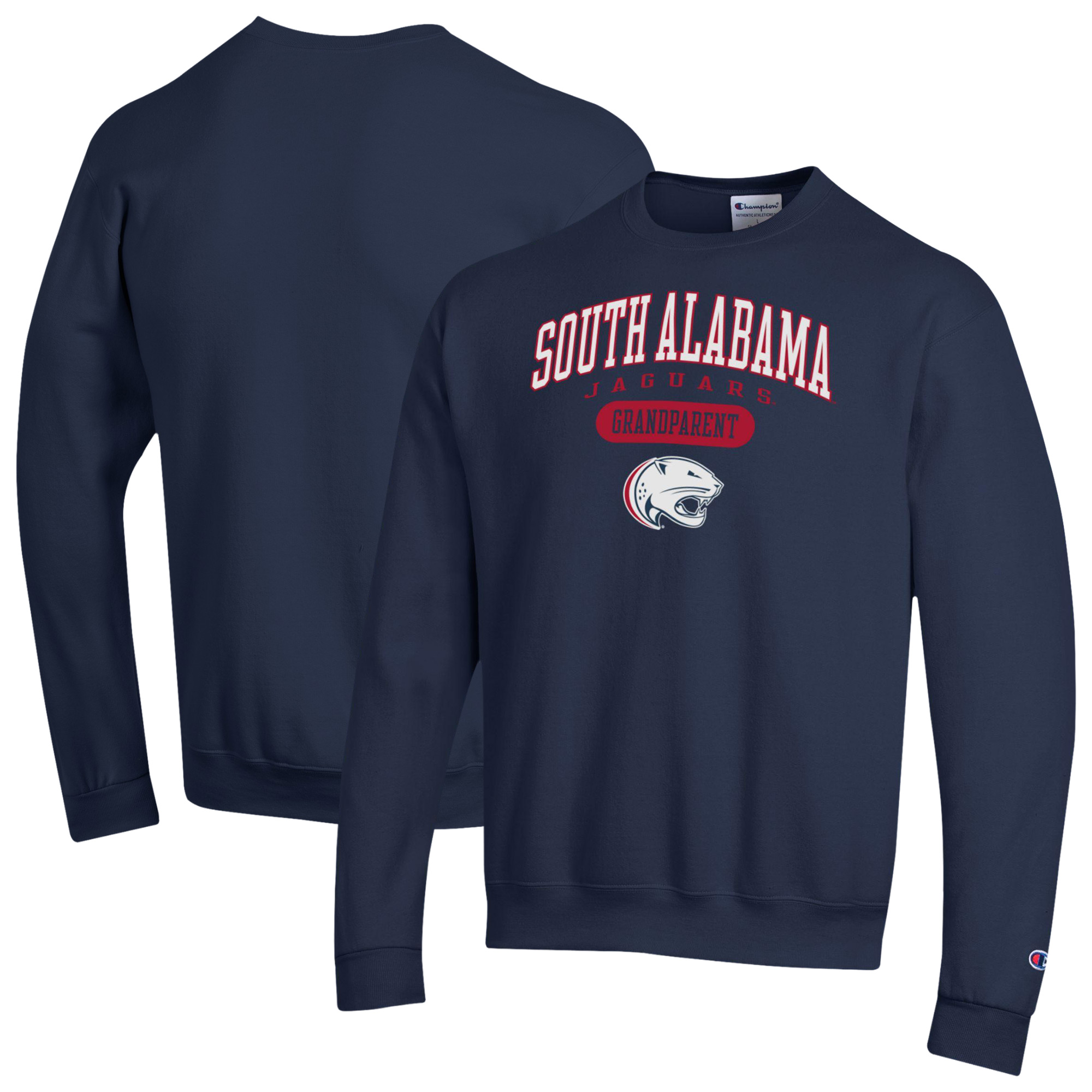 Unisex Champion Navy South Alabama Jaguars Grandparent Pill Box Eco Powerblend Sweatshirt Unisex Champion Navy South Alabama Jaguars Grandparent Pill Box Eco Powerblend Sweatshirt