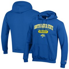 Unisex Champion Blue South Dakota State Jackrabbits Grandparent Pill Box Eco Powerblend Hoodie