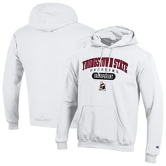Unisex Champion White Youngstown State Penguins Grandparent Pill Box Eco Powerblend Hoodie