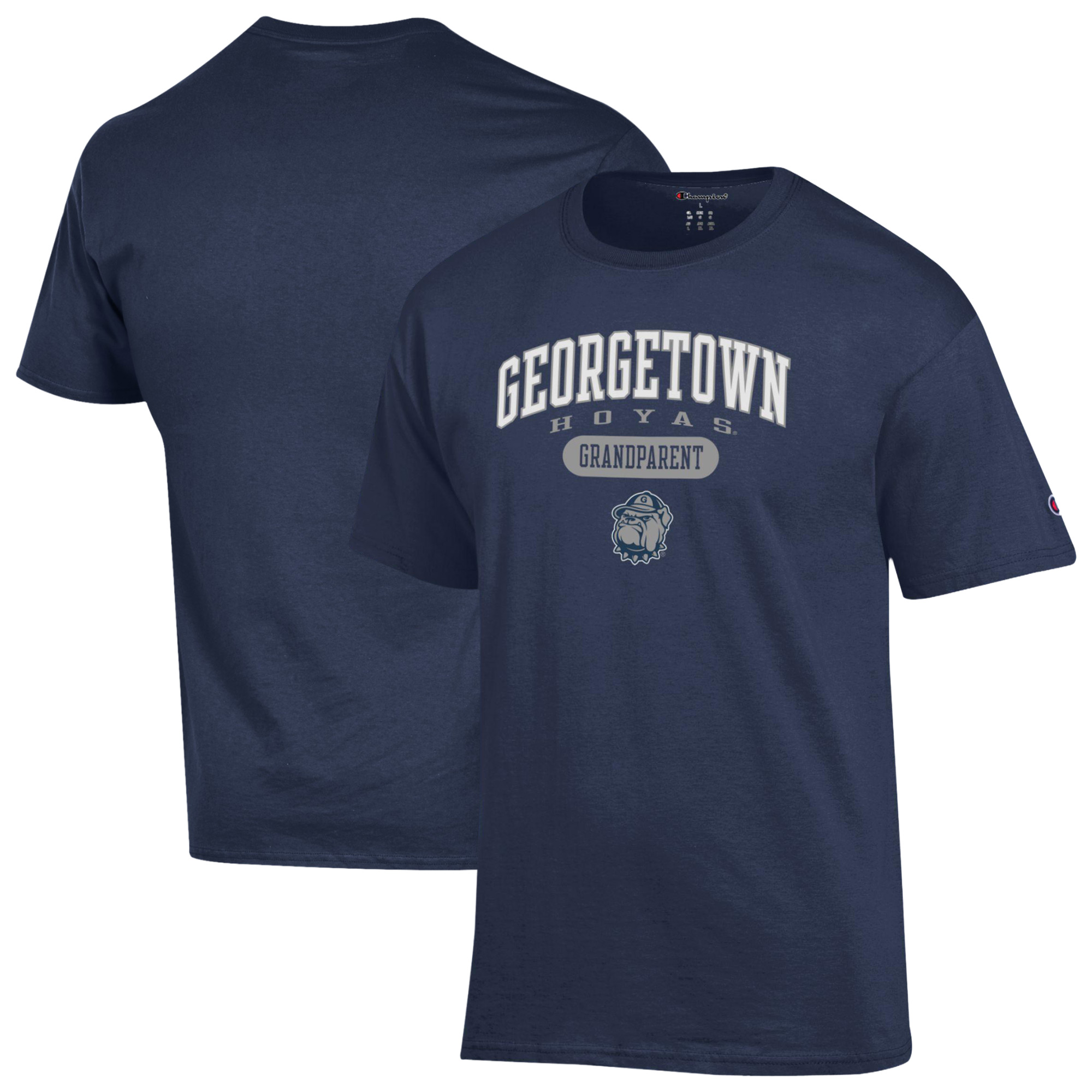 Unisex Champion Navy Georgetown Hoyas Grandparent Pill Box Jersey T-Shirt Unisex Champion Navy Georgetown Hoyas Grandparent Pill Box Jersey T-Shirt
