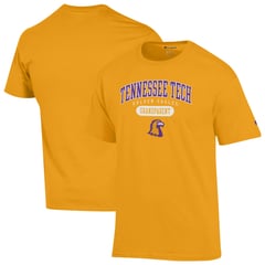 Unisex Champion Gold Tennessee Tech Golden Eagles Grandparent Pill Box Jersey T-Shirt