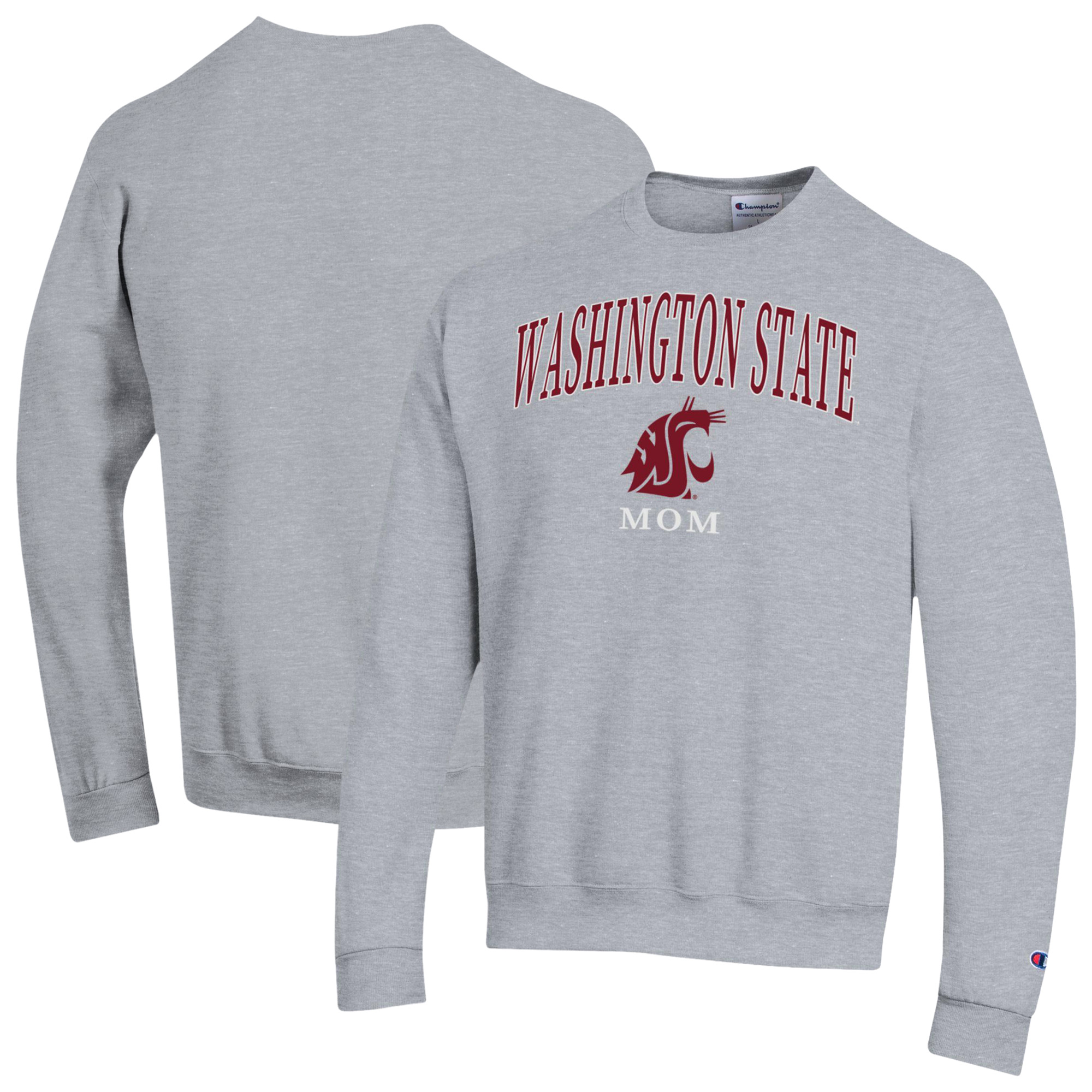 Women’s Champion Gray Washington State Cougars Arch Mom Eco Powerblend Sweatshirt Women’s Champion Gray Washington State Cougars Arch Mom Eco Powerblend Sweatshirt
