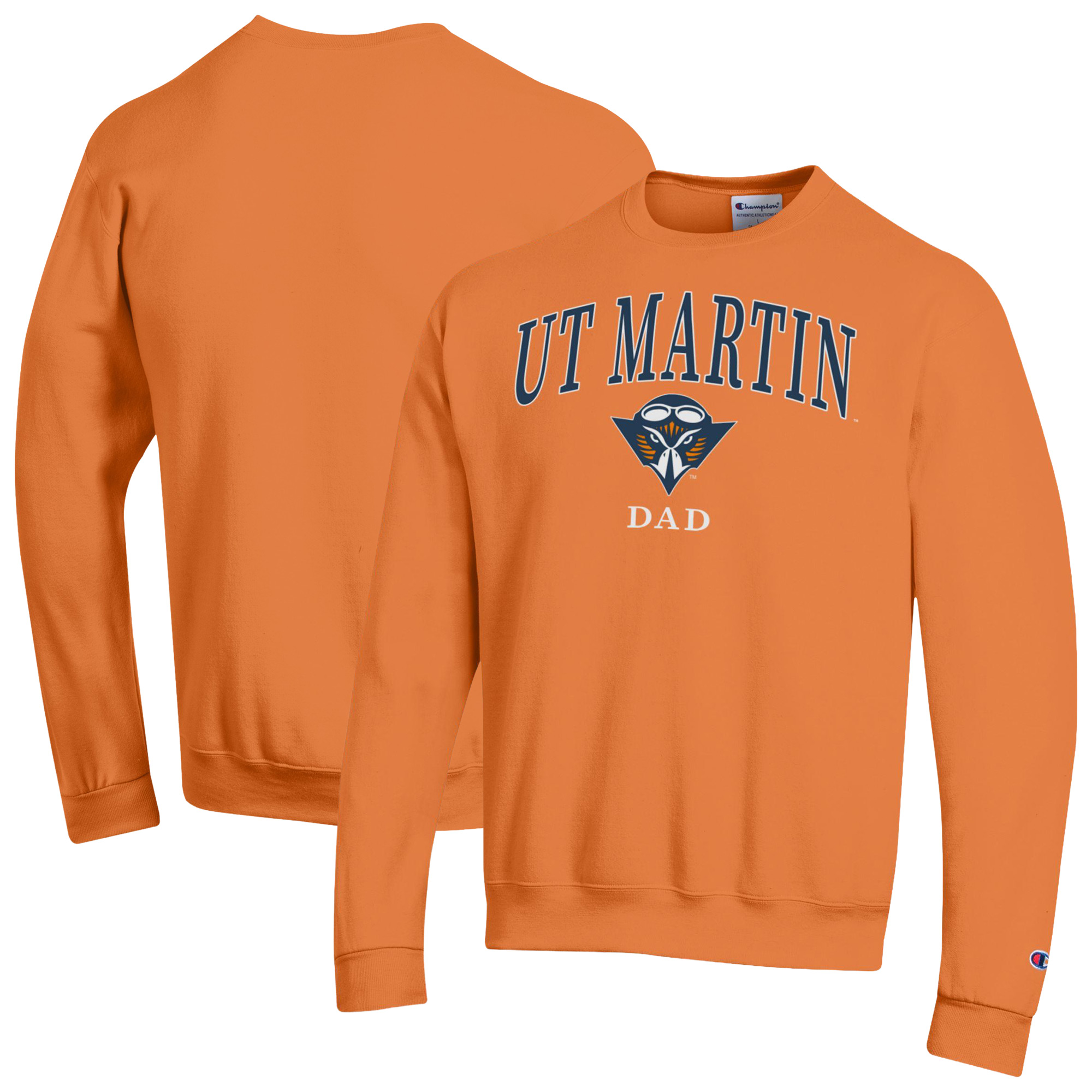 Men’s Champion Orange Tennessee-Martin Skyhawks Arch Dad Eco Powerblend Sweatshirt Men’s Champion Orange Tennessee-Martin Skyhawks Arch Dad Eco Powerblend Sweatshirt