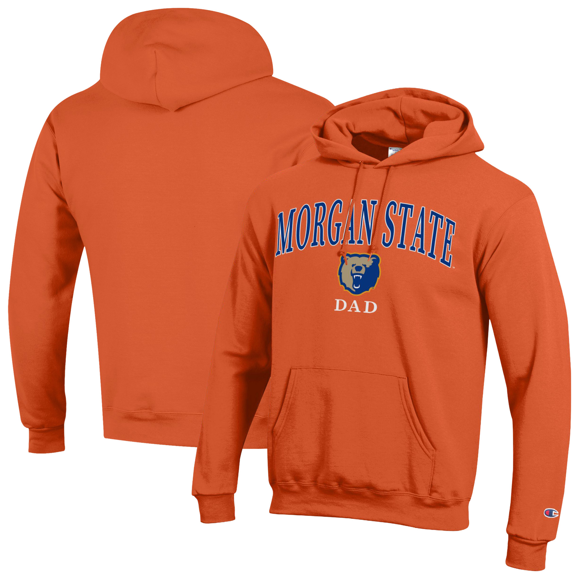 Men’s Champion Orange Morgan State Bears Arch Dad Eco Powerblend Hoodie Men’s Champion Orange Morgan State Bears Arch Dad Eco Powerblend Hoodie