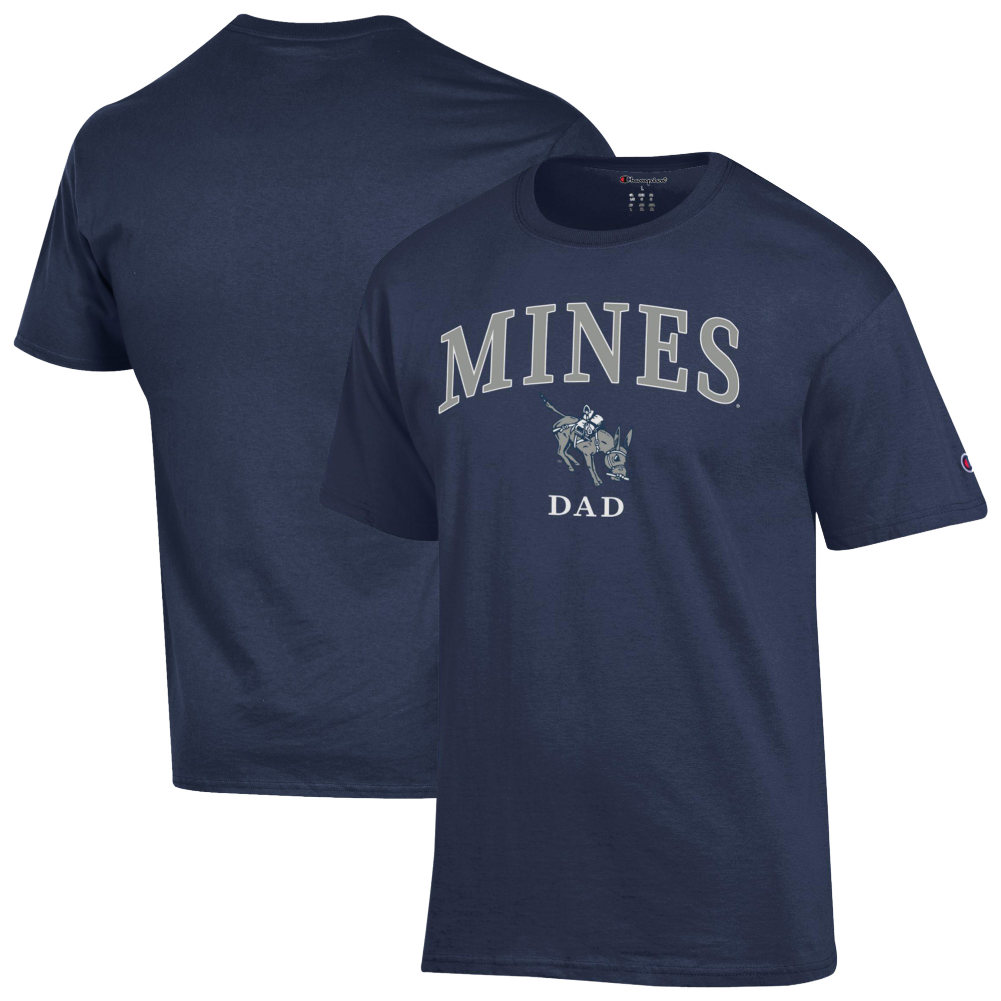 Men’s Champion Navy Colorado School of Mines Orediggers Arch Dad Jersey T-Shirt Men’s Champion Navy Colorado School of Mines Orediggers Arch Dad Jersey T-Shirt