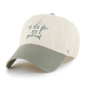 Unisex '47  Natural/Olive Houston Astros Two-Tone Fashion Clean Up Adjustable Hat