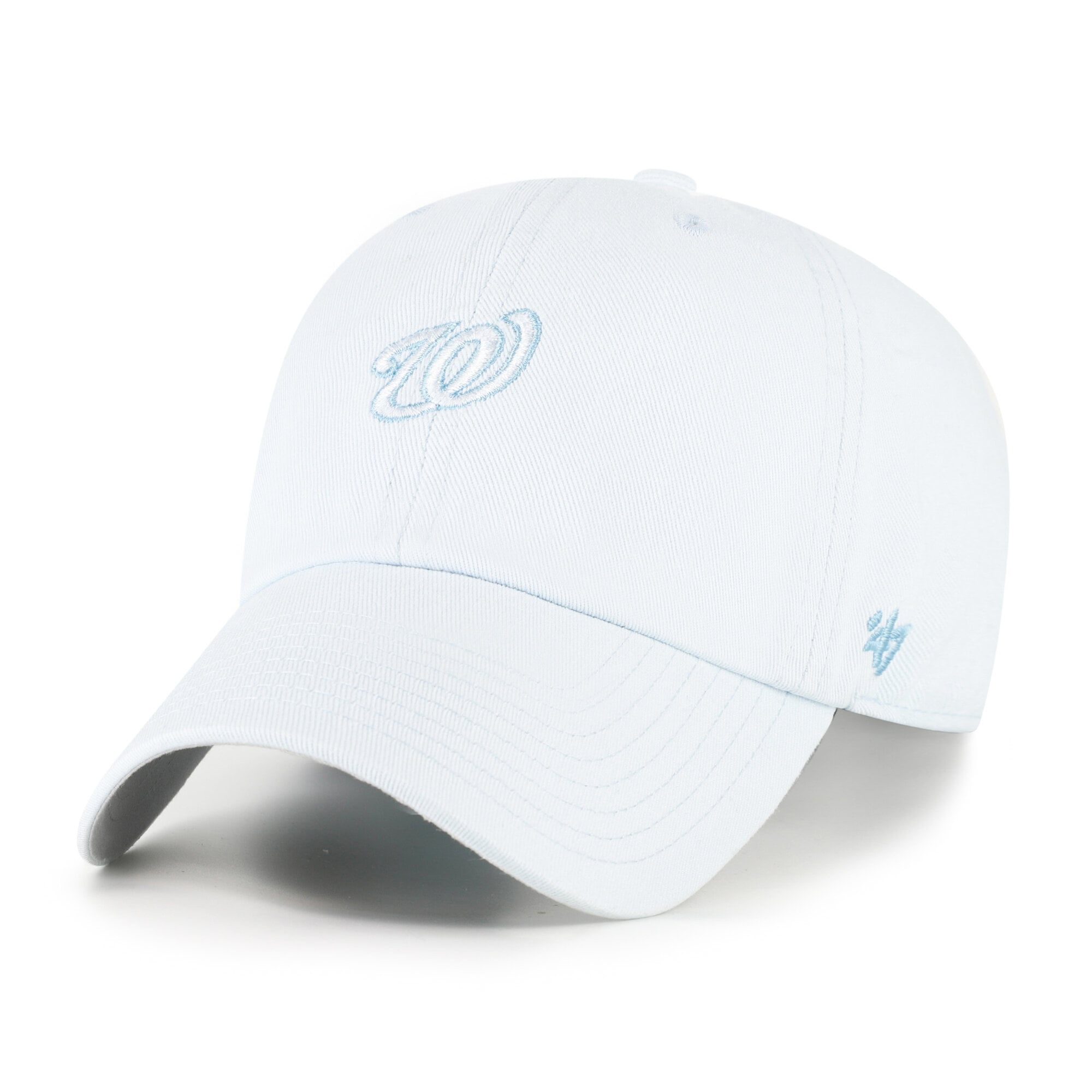 Unisex '47 Light Blue Washington Nationals Pastel Clean Up Adjustable Hat