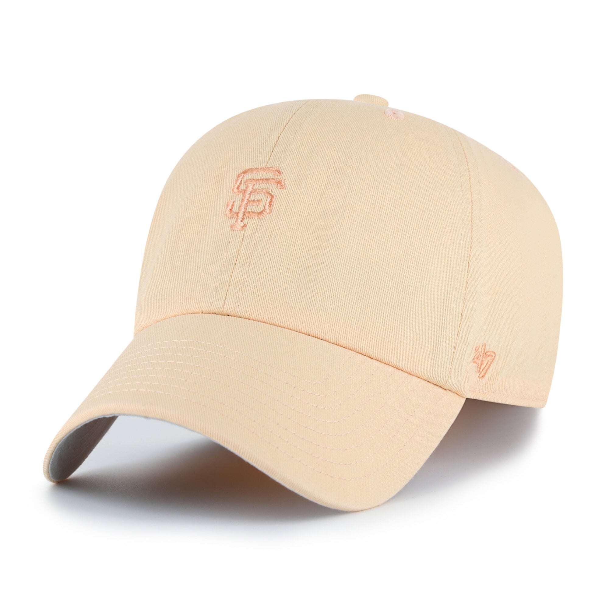 Women's '47 Orange San Francisco Giants Pastel Clean Up Adjustable Hat