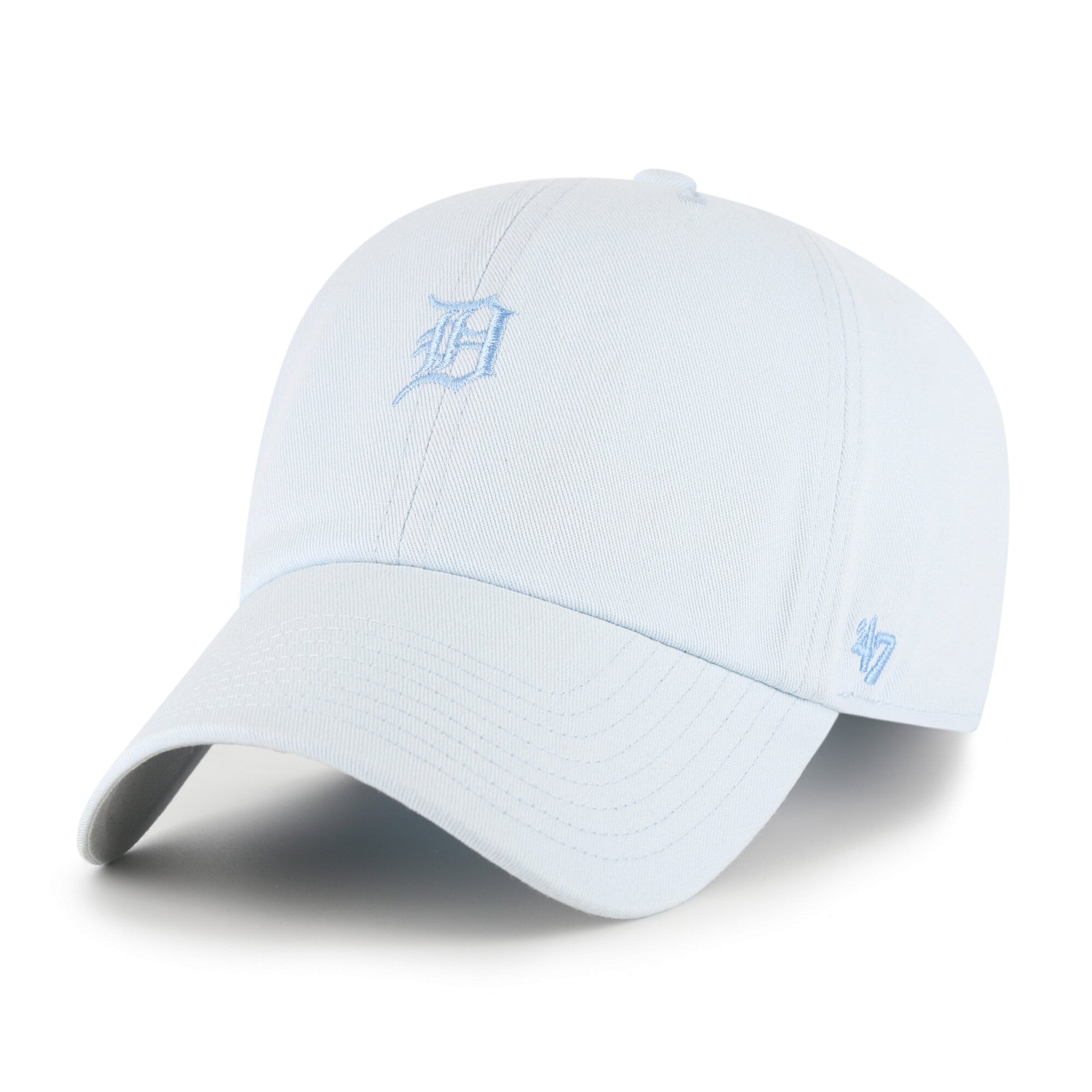 Women's '47 Light Blue Detroit Tigers Pastel Clean Up Adjustable Hat