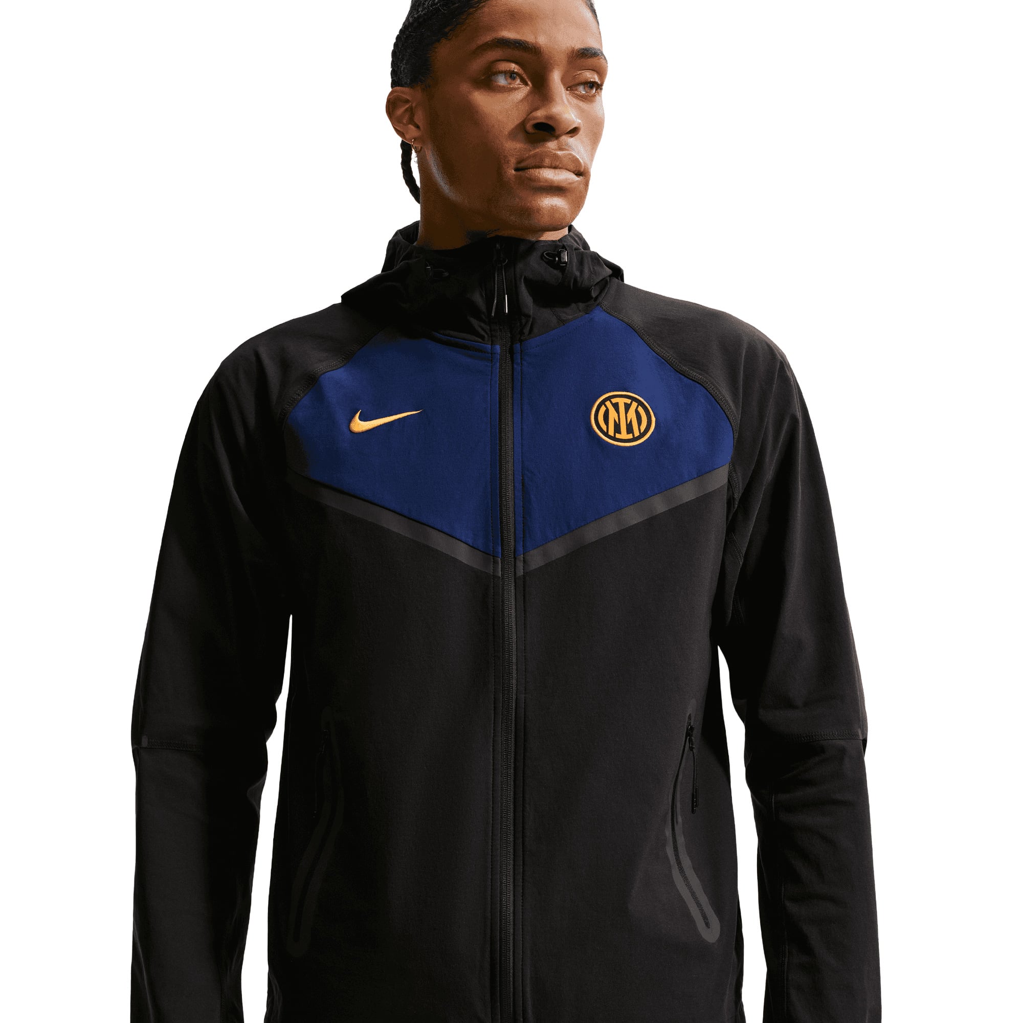 Inter Milan Nike Tech Woven Jacket - Black