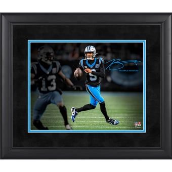 Bryce Young Carolina Panthers Facsimile Signature Framed 11" x 14" Spotlight Photograph