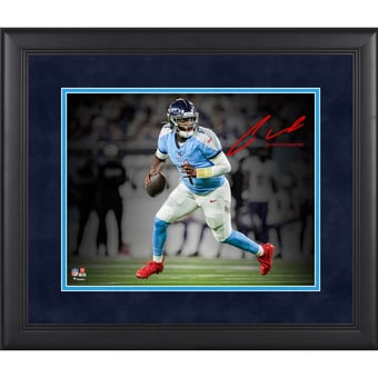 Cameron Ward Tennessee Titans Facsimile Signature Framed 11" x 14" Spotlight Photograph