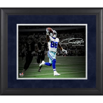 CeeDee Lamb Dallas Cowboys Facsimile Signature Framed 11" x 14" Spotlight Photograph