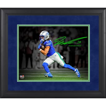 Jaxon Smith-Njigba Seattle Seahawks Facsimile Signature Framed 11" x 14" Spotlight Photograph
