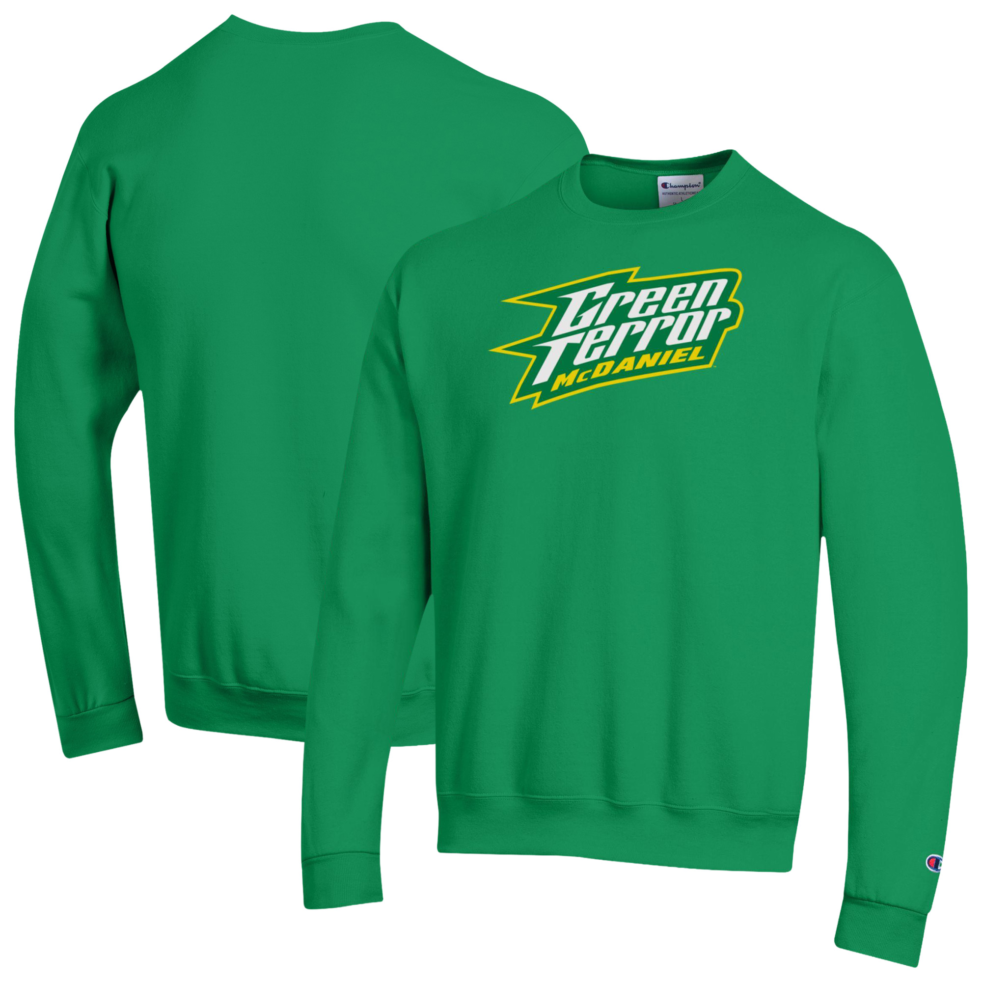 Unisex Champion Green McDaniel Green Terror Arch Eco Powerblend Sweatshirt Unisex Champion Green McDaniel Green Terror Arch Eco Powerblend Sweatshirt