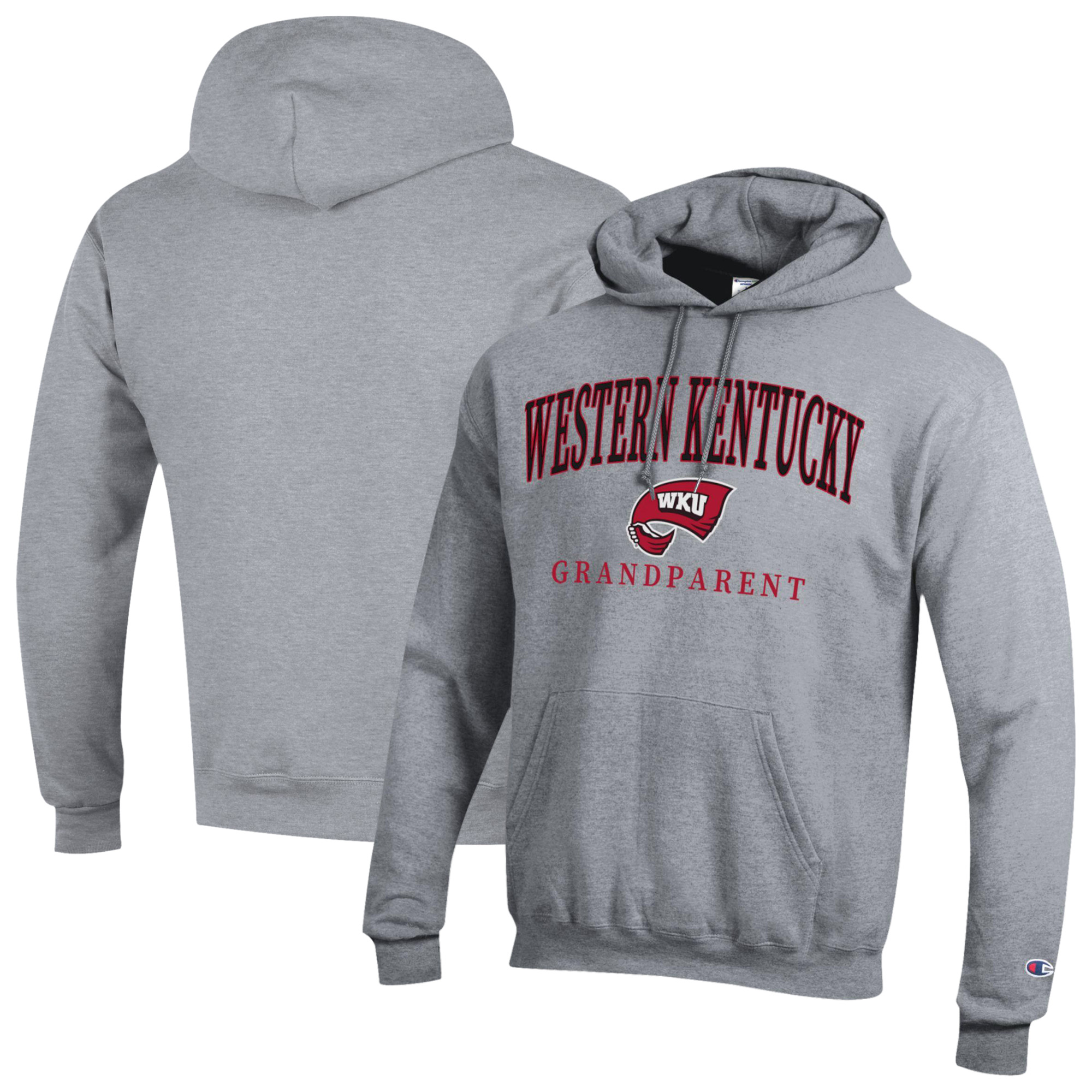 Unisex Champion Gray Western Kentucky Hilltoppers Arch Grandparent Eco Powerblend Fleece Hoodie Unisex Champion Gray Western Kentucky Hilltoppers Arch Grandparent Eco Powerblend Fleece Hoodie