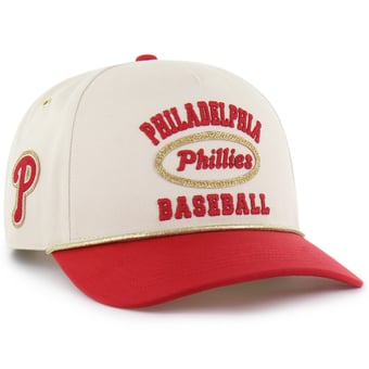 Women's Stoney Clover Lane x '47 Natural Philadelphia Phillies  Glitter Rope Hitch Adjustable Hat