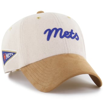 Women's Stoney Clover Lane x '47 Natural New York Mets Script Charm Clean Up Adjustable Hat