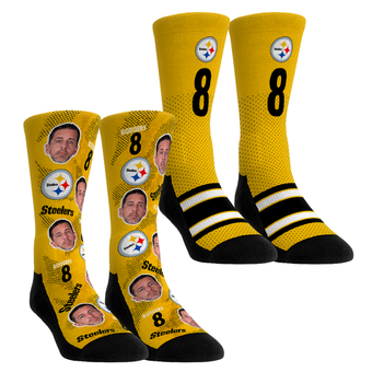 Unisex Rock Em Socks Aaron Rodgers Pittsburgh Steelers Player Football Guy Two-Pack Crew Sock Set