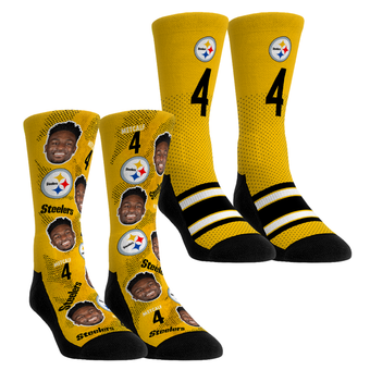 Unisex Rock Em Socks DK Metcalf Pittsburgh Steelers Player Football Guy Two-Pack Crew Sock Set