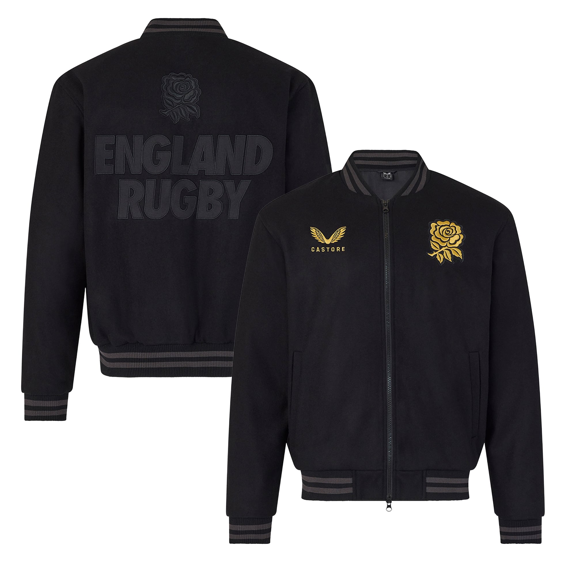 Giacca bomber England Rugby x Undefeated - Nera - Unisex