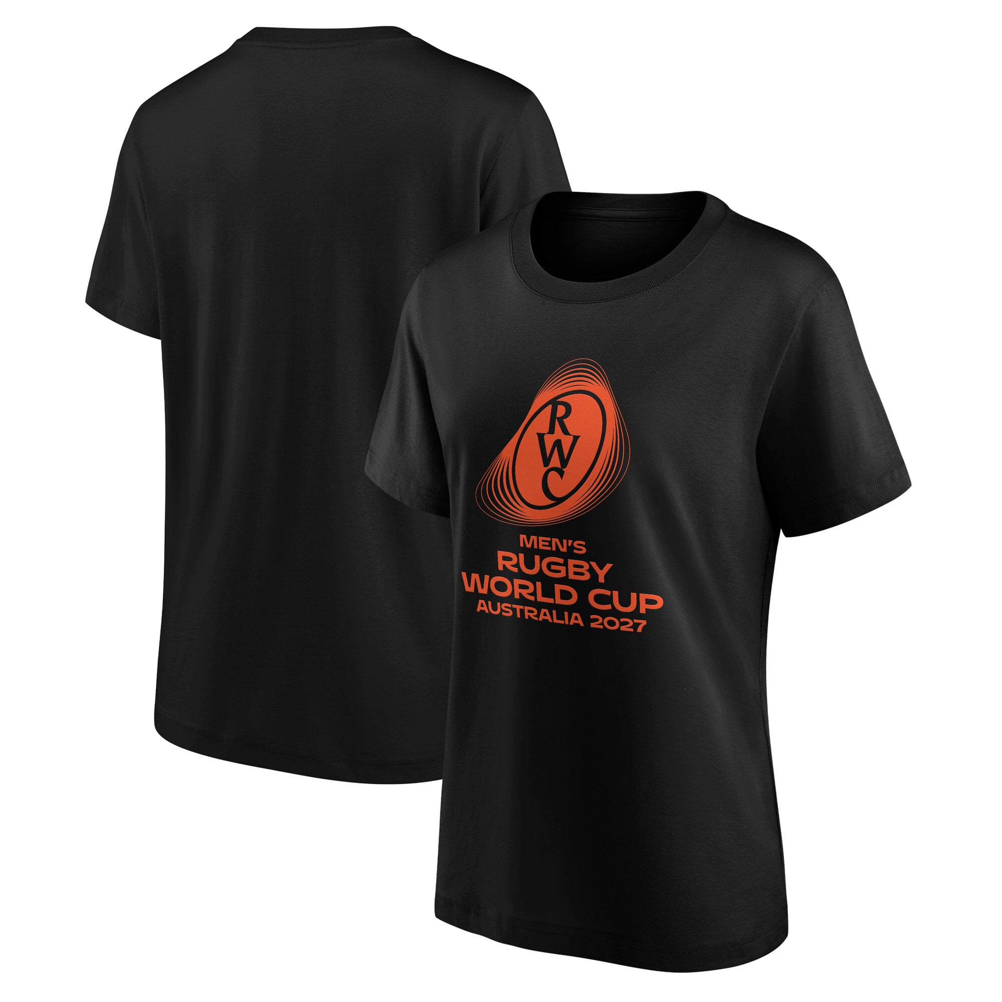 T-shirt con grafica Rugby World Cup 2027 - Nera - Donna