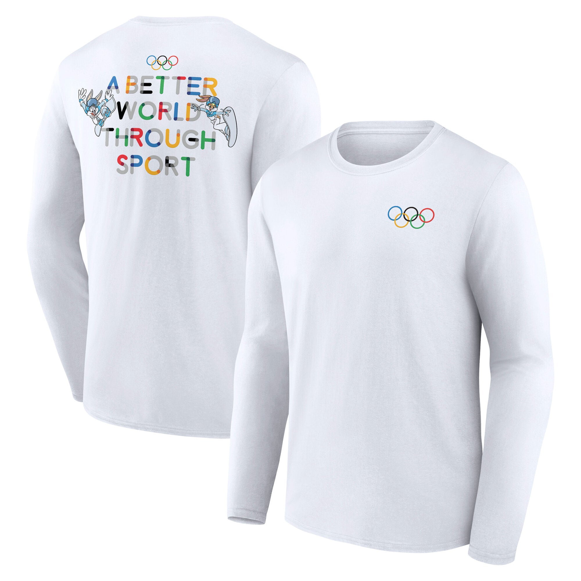 Maglietta The Olympic Collection x Looney Tunes A Better World Through Sport - Bianco