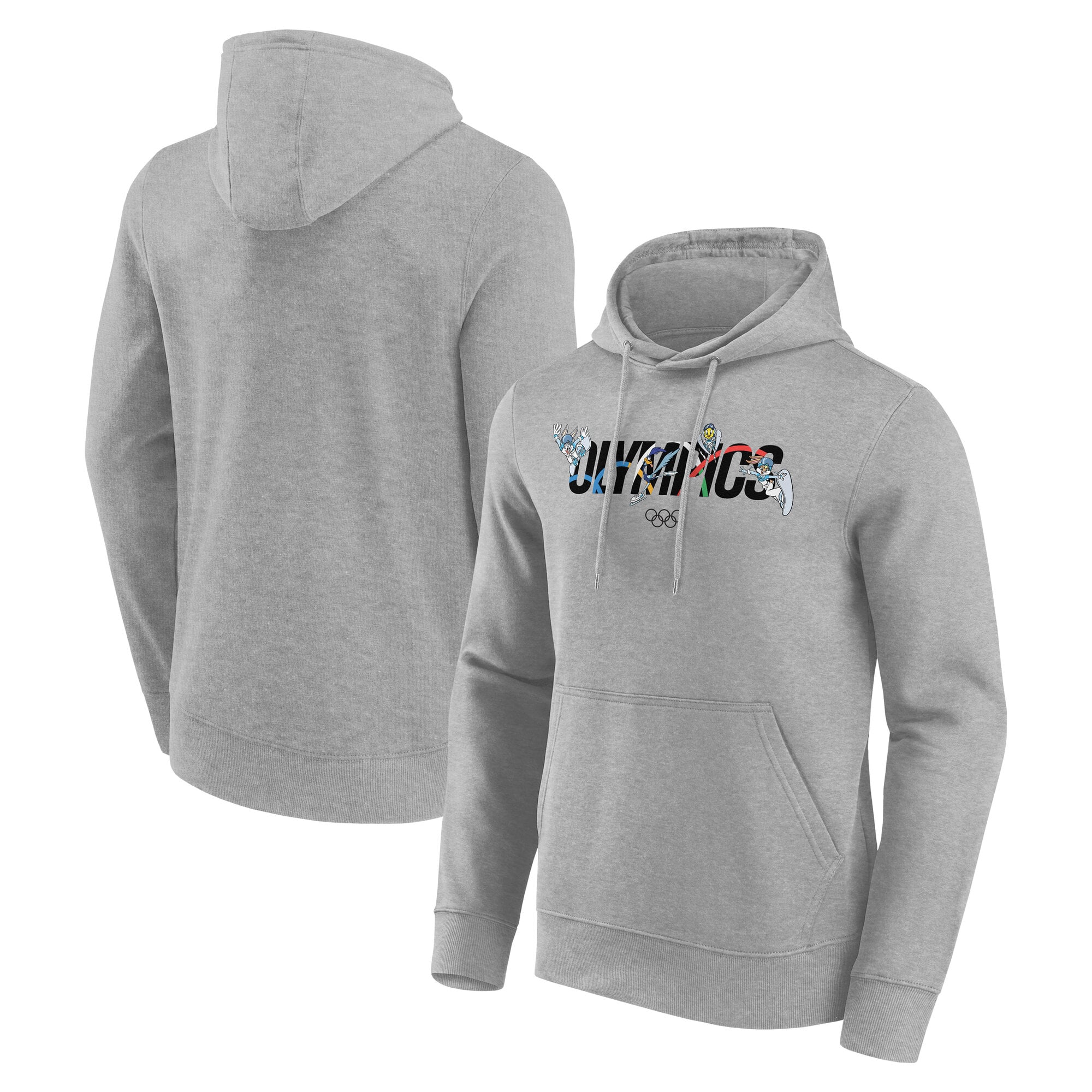 Felpa con cappuccio grafica The Olympic Collection x Looney Tunes - Grigio