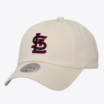 Unisex Mitchell & Ness Cream St. Louis Cardinals Off-Season 1904 Strapback Adjustable Hat