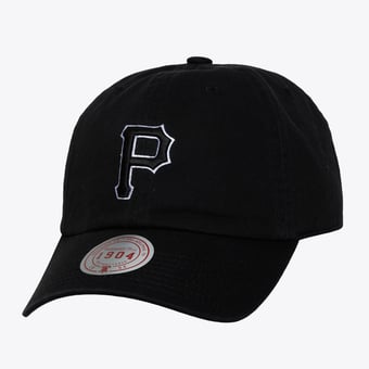 Unisex Mitchell & Ness Black & White Pittsburgh Pirates 1904 Strapback Adjustable Hat