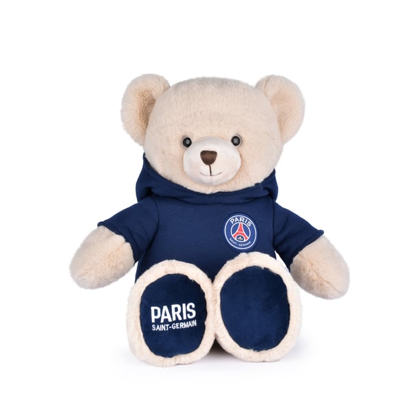 Ourson à capuche PSG - 35 cm