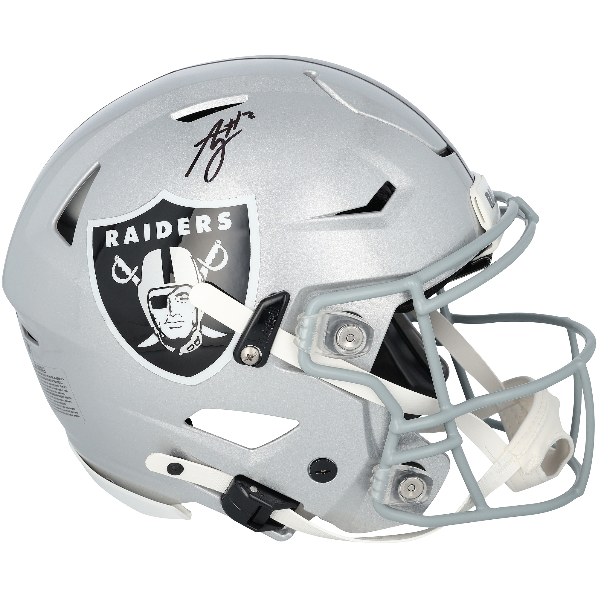 Ashton Jeanty Las Vegas Raiders Autographed Riddell Speed Flex Authentic Helmet