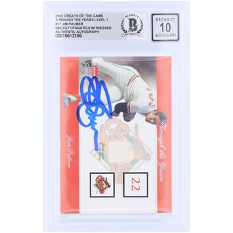 Jim Palmer Baltimore Orioles Autographed 2002 Fleer Greats Through the Years GU Relic #TTY-JM Beckett Fanatics Witnessed Authenticated 10 Card