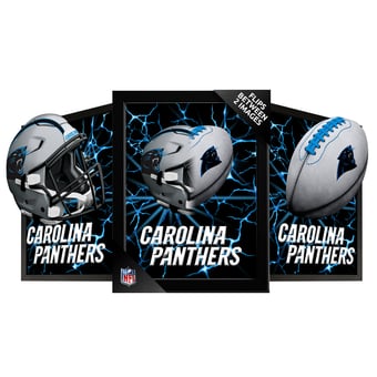 Carolina Panthers 14" x 18" Framed 3D Lenticular Art
