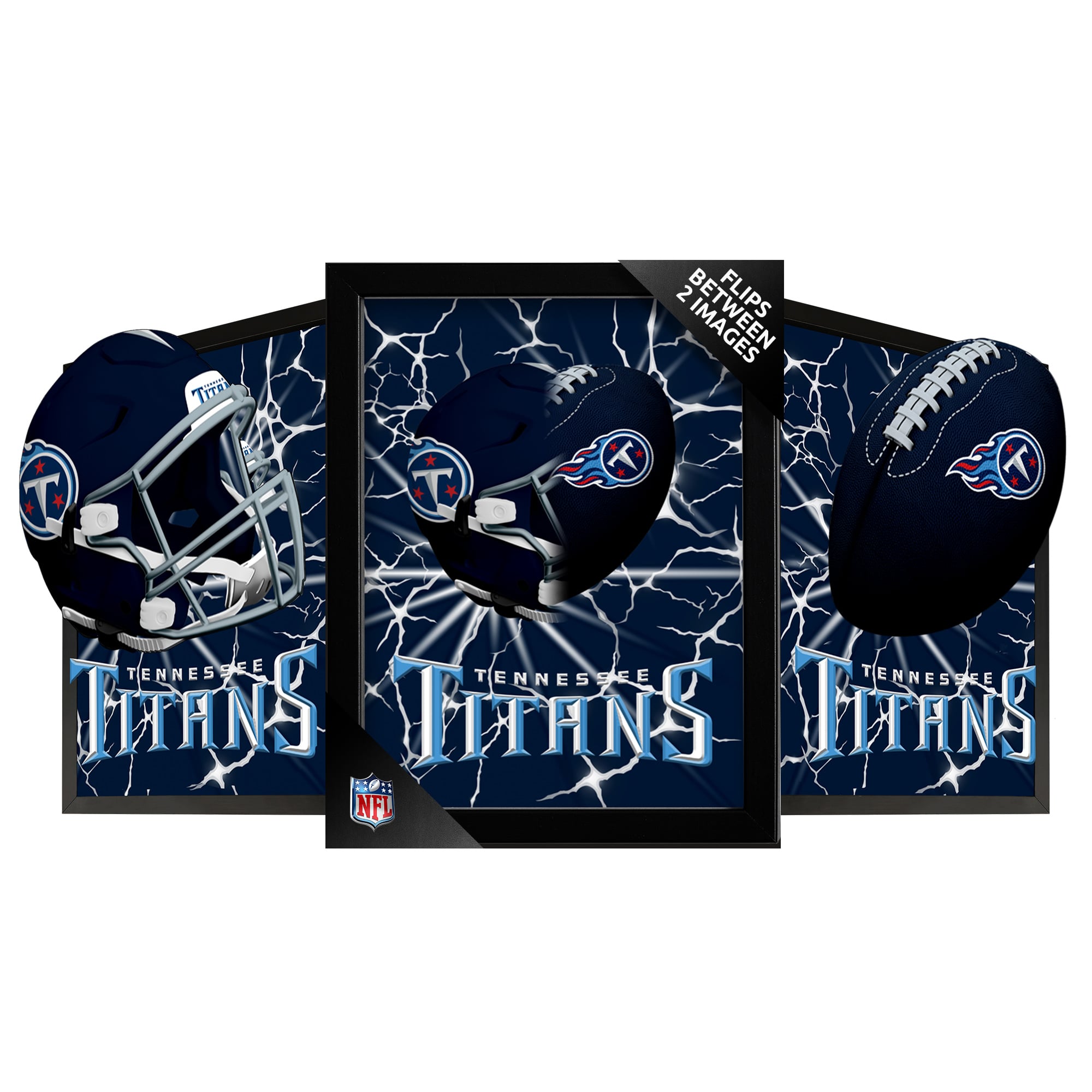 Tennessee Titans 14" x 18" Framed 3D Lenticular Art