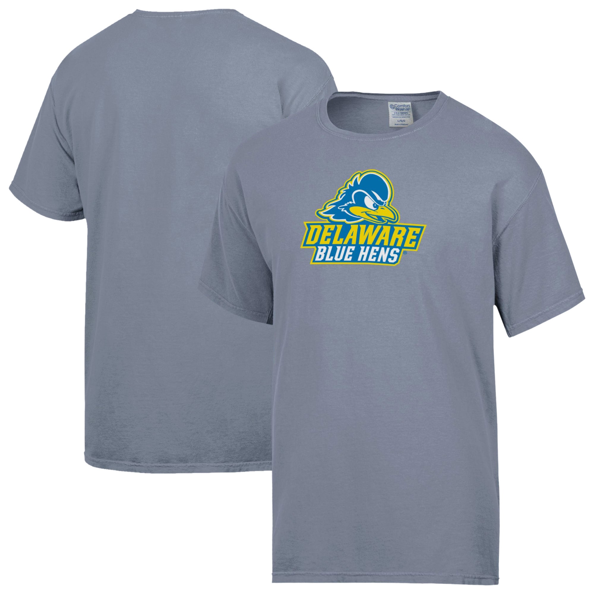 Men's ComfortWash Gray Delaware Fightin' Blue Hens T-Shirt