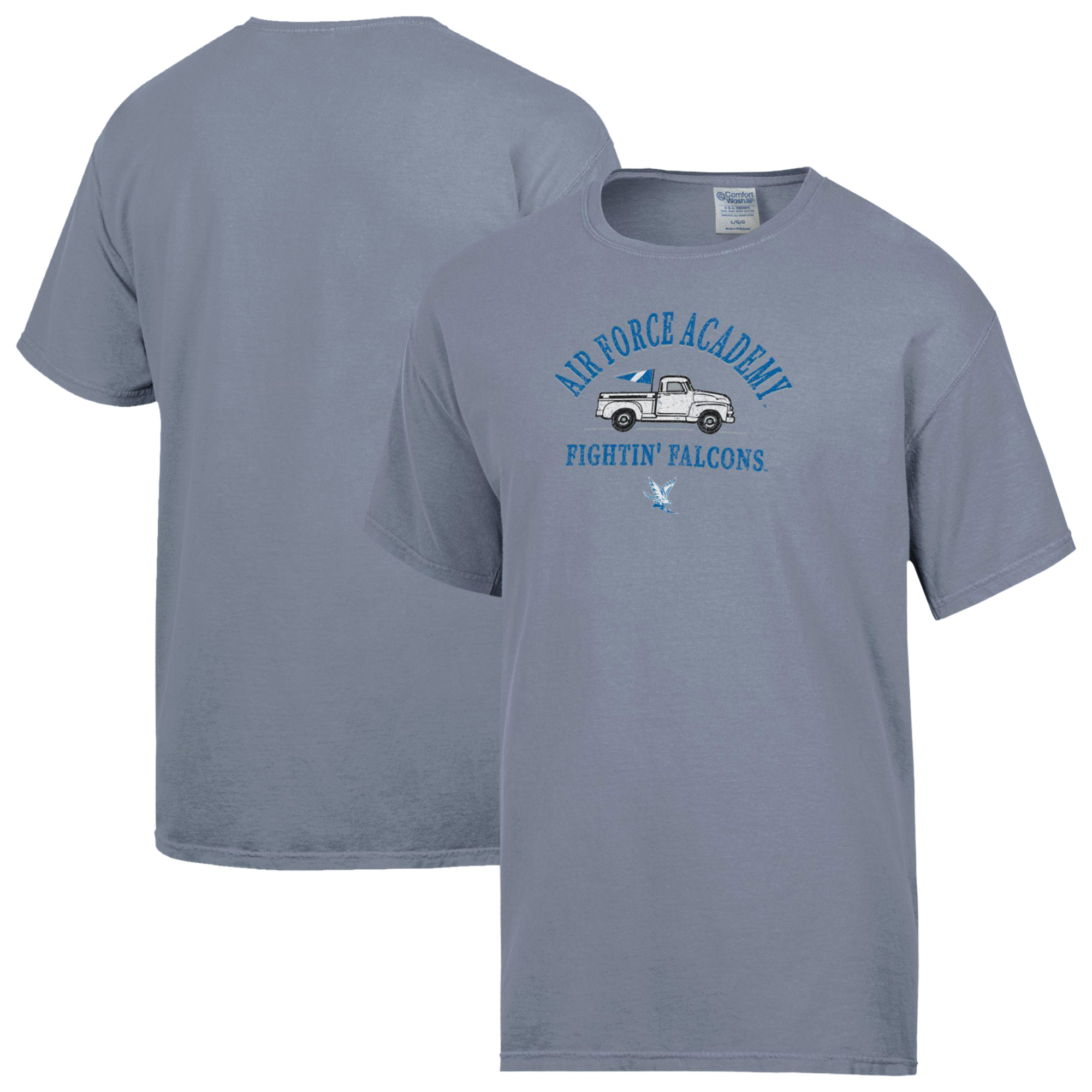 Men’s ComfortWash Gray Air Force Falcons Truck T-Shirt Men’s ComfortWash Gray Air Force Falcons Truck T-Shirt