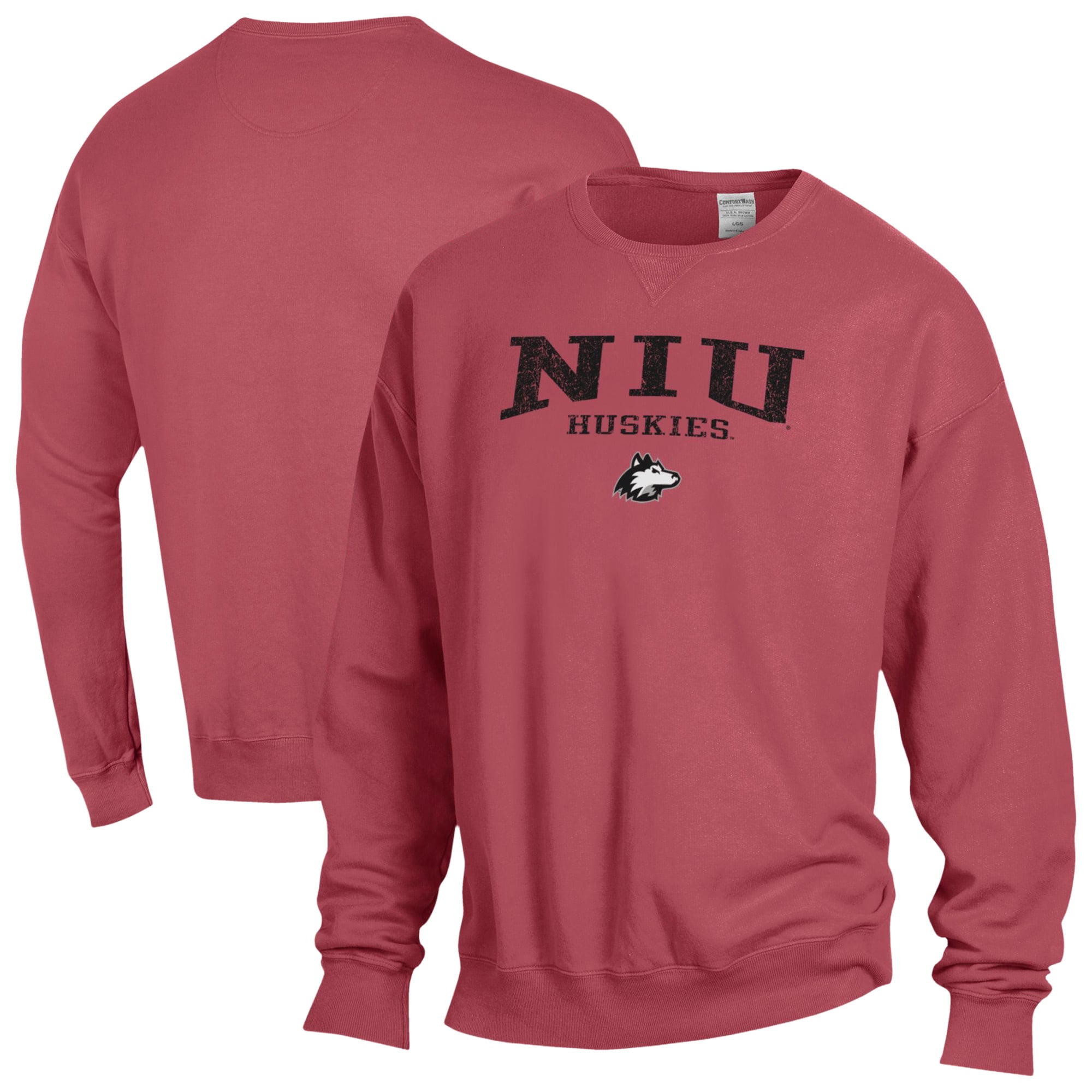 Men's ComfortWash  Cardinal Northern Illinois Huskies Fleece Sweatshirt
