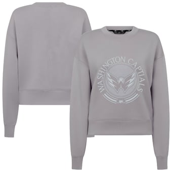 Women's Levelwear Gray Washington Capitals Slate & Snow Sponge Tri-Blend Sweatshirt